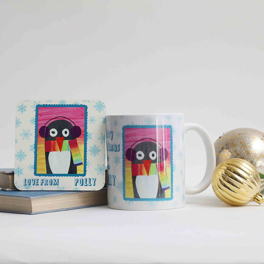 Personalised Mug and Coaster Set - Archibald First School